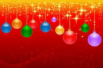 Image showing hanging christmas ball