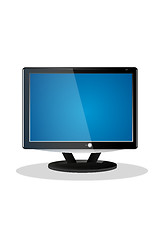 Image showing flat screen television lcd