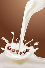 Image showing milky coffee