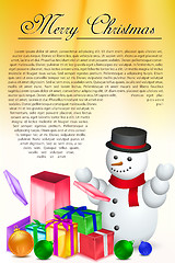 Image showing christmas gifts
