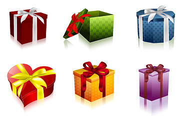 Image showing attractive gift boxes