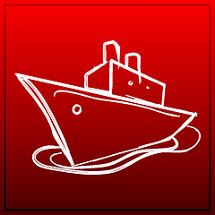 Image showing ship icon