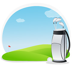 Image showing golf kit