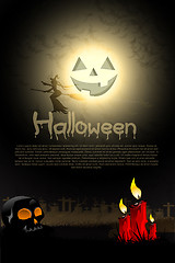 Image showing scary halloween night