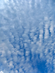 Image showing Fleecy clouds