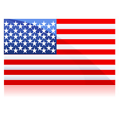 Image showing flag of united states of america