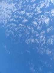 Image showing Blue sky with clouds