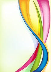 Image showing swirly colorful background