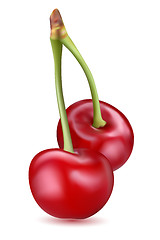Image showing sweet cherries