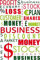 Image showing business word collage