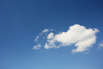 Image showing Blue sky with  cloud