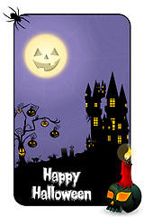 Image showing halloween template