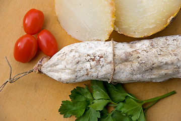 Image showing italian salami