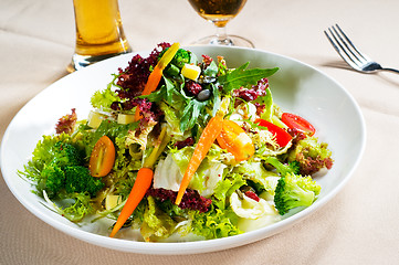 Image showing fresh mixed salad