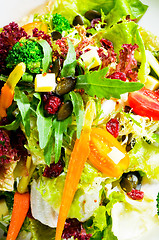 Image showing fresh mixed salad