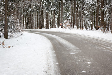 Image showing snowy road