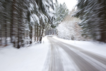 Image showing snowy road