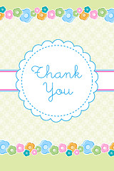 Image showing thank you card