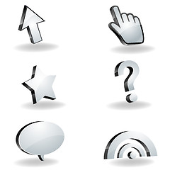 Image showing mouse cursor icons