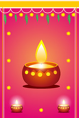 Image showing diwali card