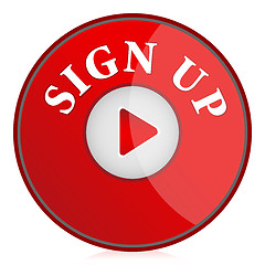 Image showing sign up button