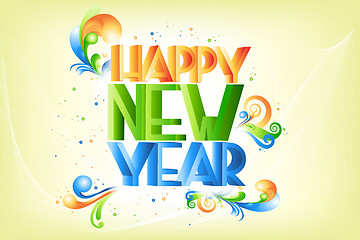 Image showing colorful new year