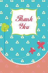 Image showing thank you card