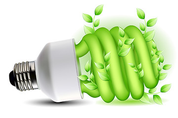 Image showing eco friendly cfl bulb