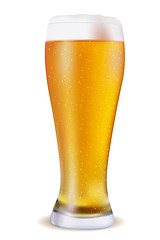 Image showing chilled beer glass