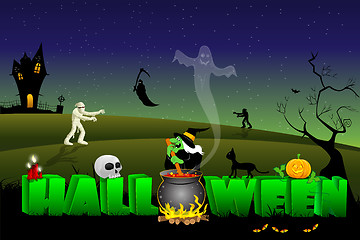 Image showing happy halloween