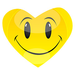 Image showing smiley heart