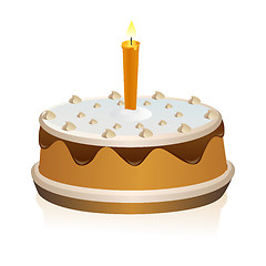 Image showing isolated cake