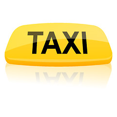 Image showing taxi sign