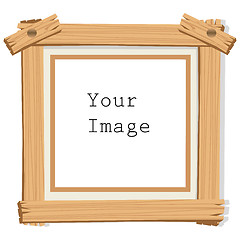 Image showing wooden photo frame