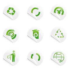 Image showing recyle stickers