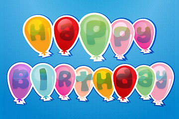 Image showing happy birthday