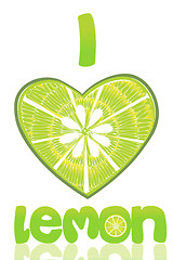 Image showing i love lemon