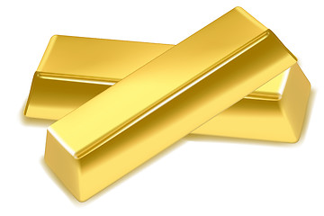 Image showing gold bars