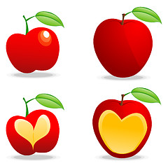 Image showing different apples