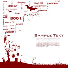 Image showing halloween card