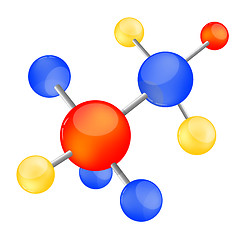 Image showing vector molecule