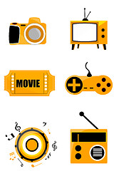 Image showing media icons