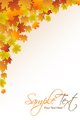 Image showing autumn card