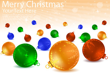 Image showing merry christmas card