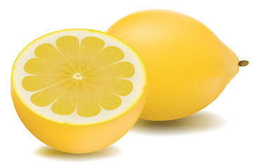 Image showing sliced lemon