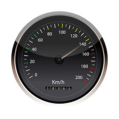 Image showing isolated speedometer