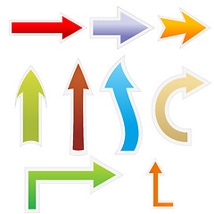 Image showing colorful arrows