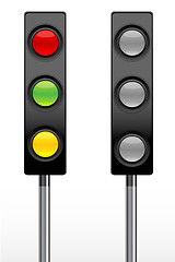 Image showing set of traffic light