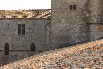 Image showing Carcassonne-architecture abstract