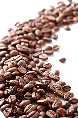 Image showing coffee beans closeup 